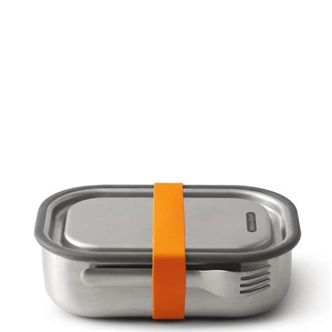 black blum orange stainless steel lunch box|black and blum carafe.